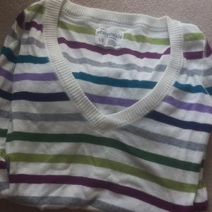 Striped Long Sleeve Sweater